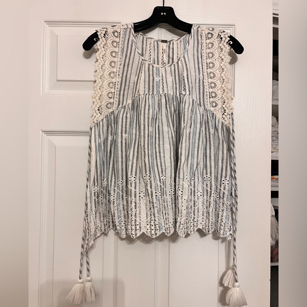 Free People Side-Tie Top